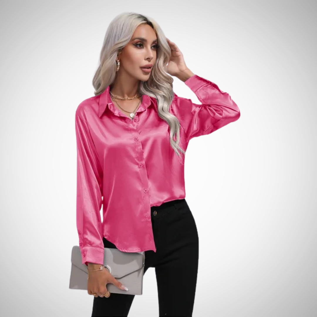 Camilla Satin Blouse for Women