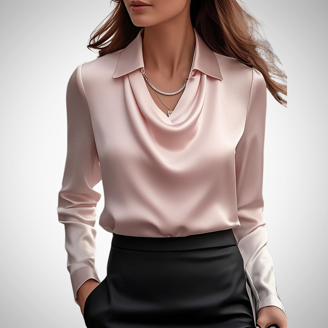 Abegail Fall Silky Blouse for Women