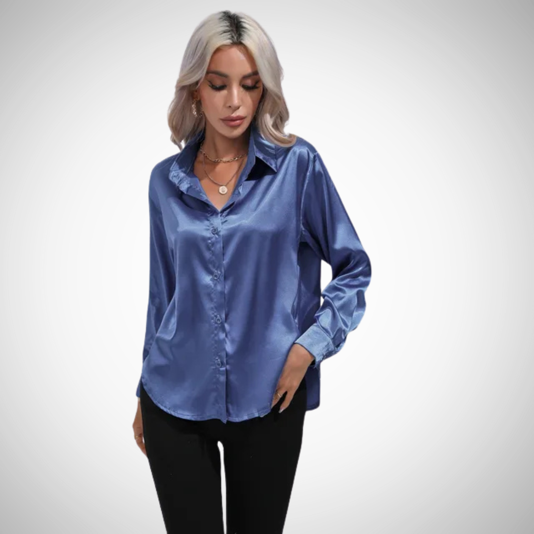 Camilla Satin Blouse for Women