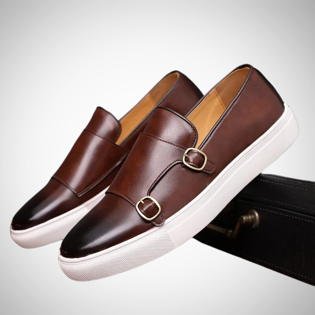 Mocassins Mathias en cuir véritable pour homme