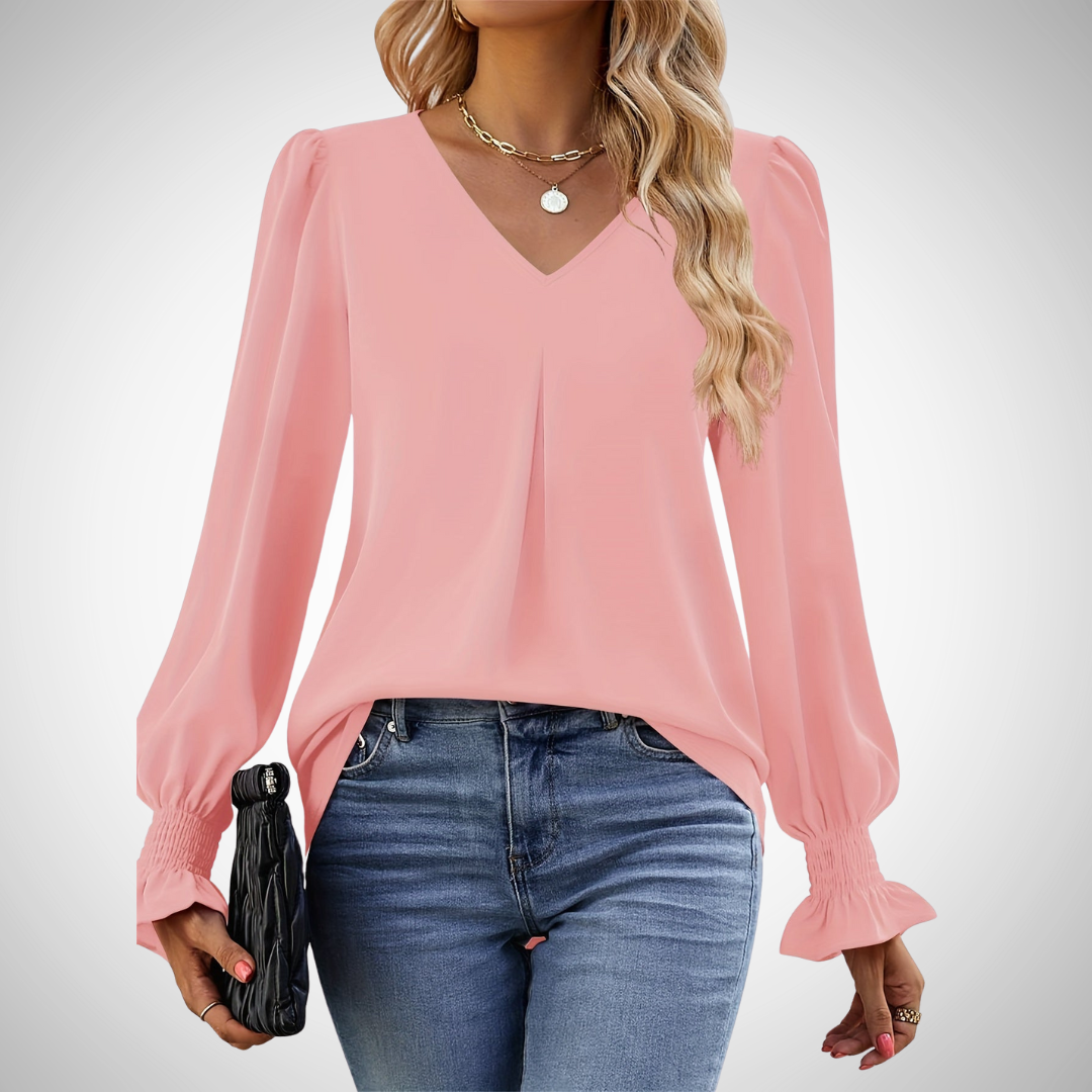 Anastasia Graceful V-Neck Blouse for Women