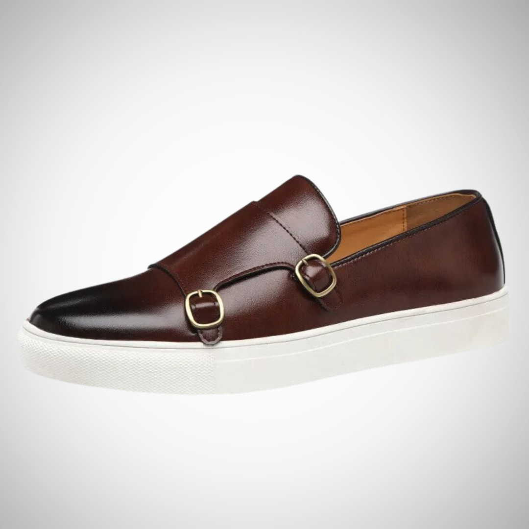 Mocassins Mathias en cuir véritable pour homme