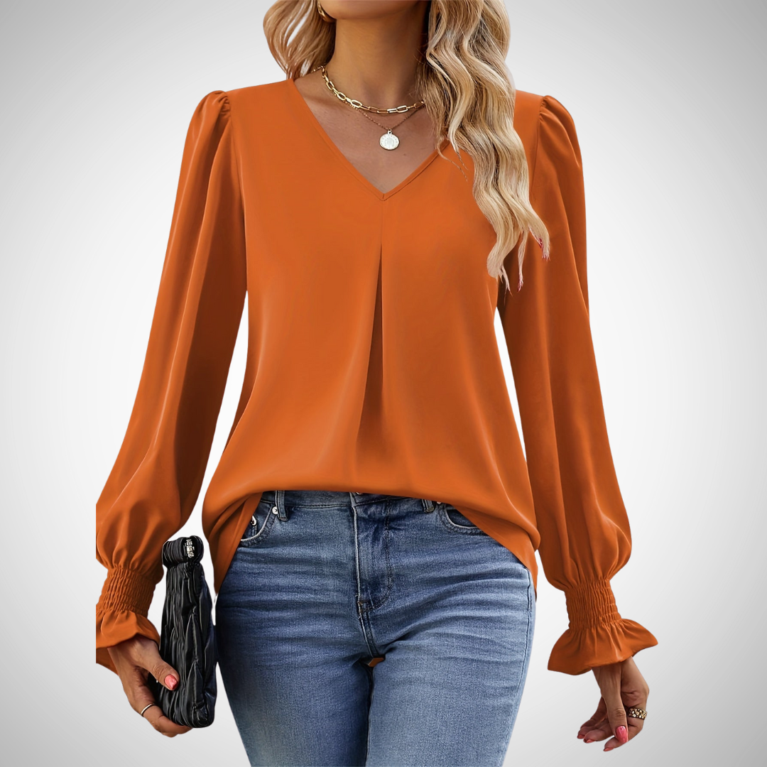 Anastasia Graceful V-Neck Blouse for Women
