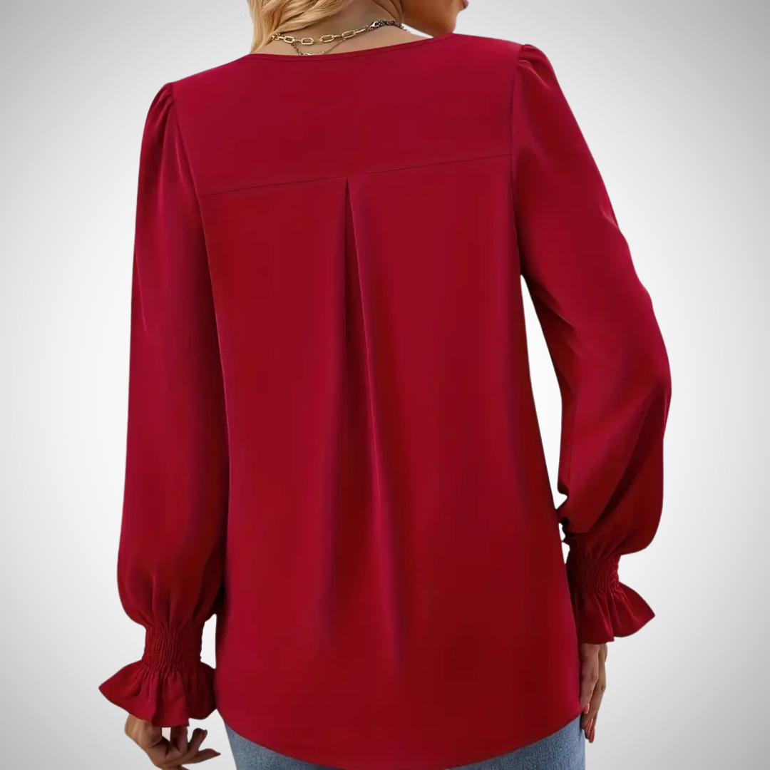 Anastasia Graceful V-Neck Blouse for Women