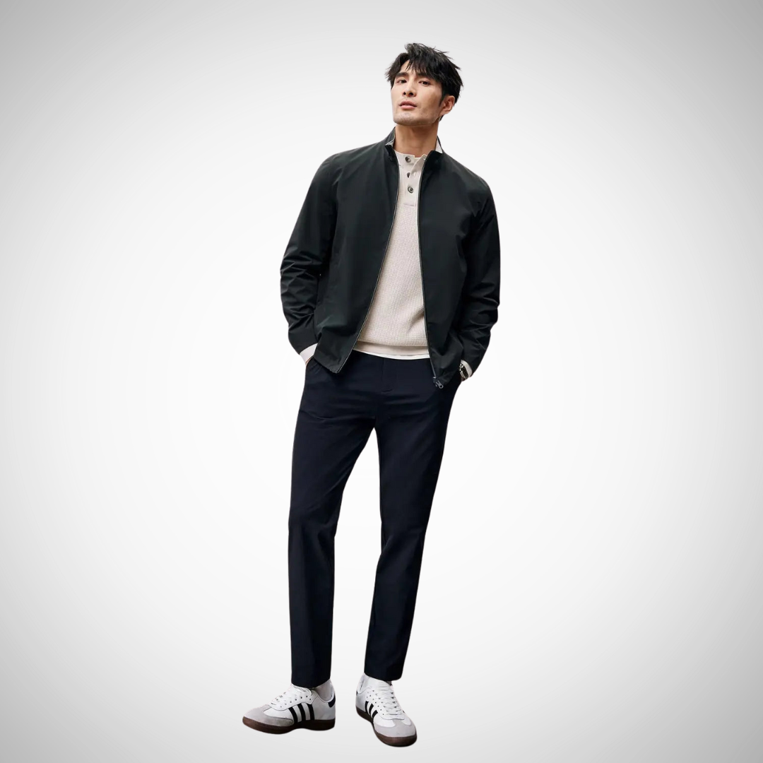 Enzo Lightweight Zip-Up Jacket for Men