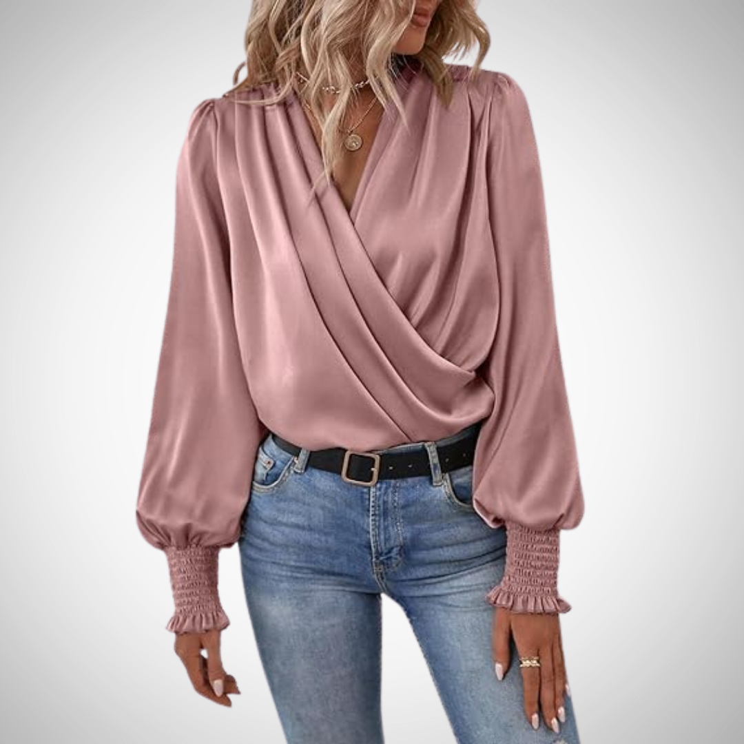 Salome Pleated Blouse for Women