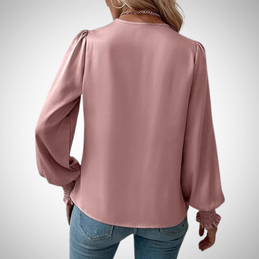 Salome Pleated Blouse for Women