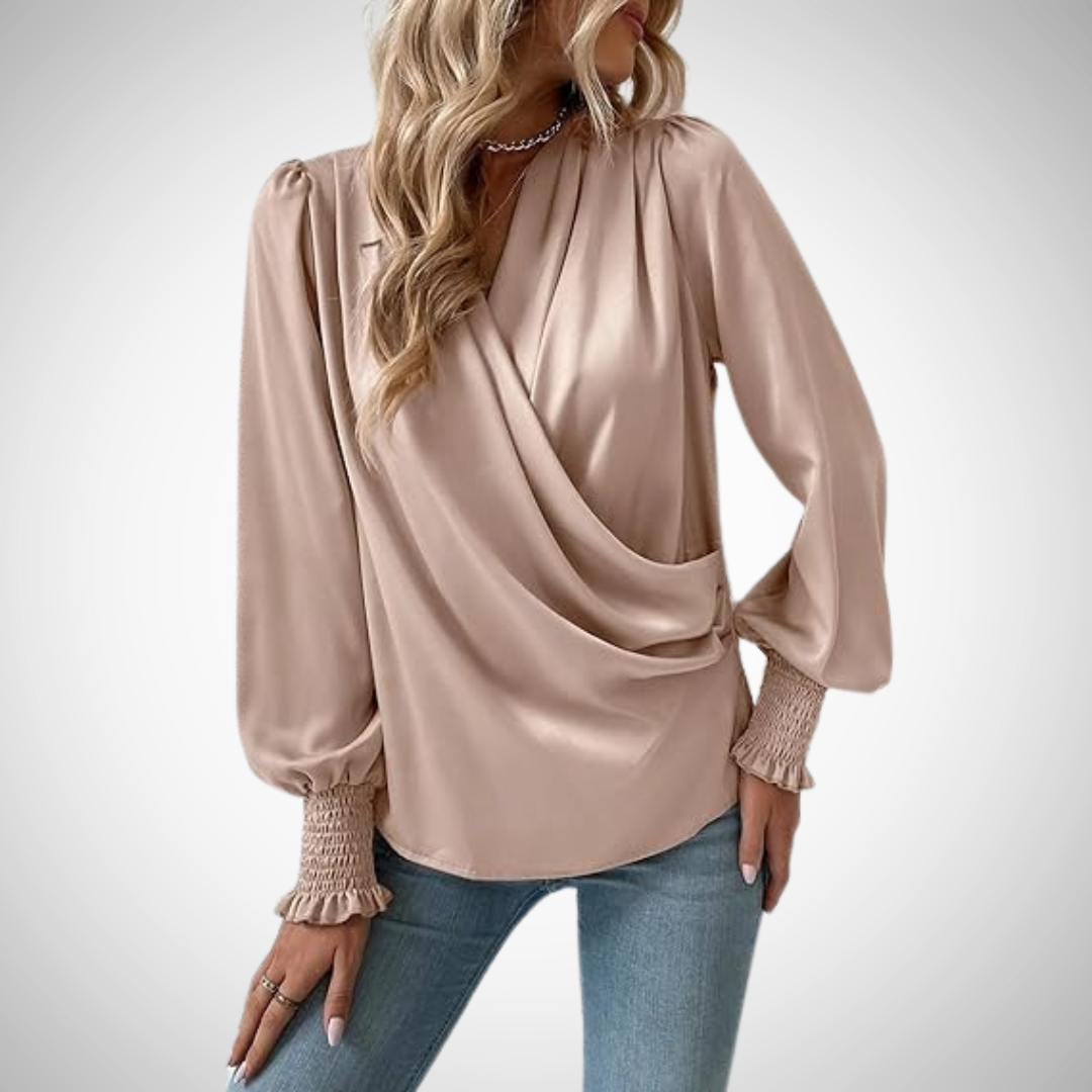 Salome Pleated Blouse for Women