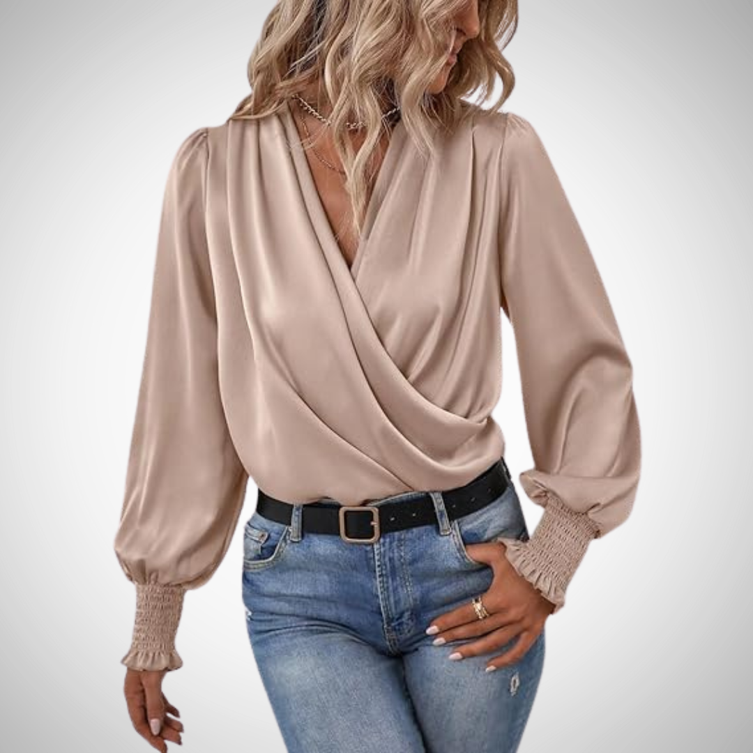 Salome Pleated Blouse for Women