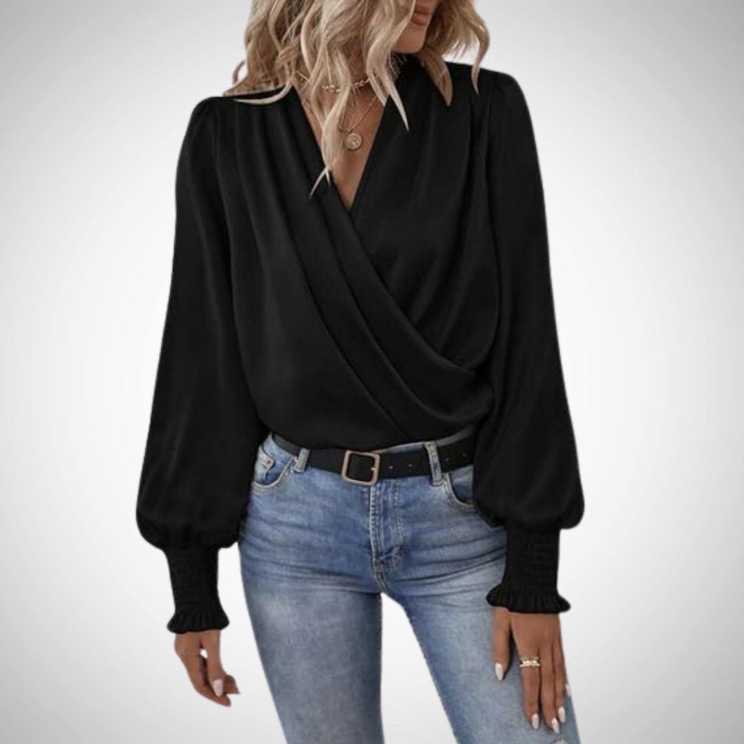 Salome Pleated Blouse for Women