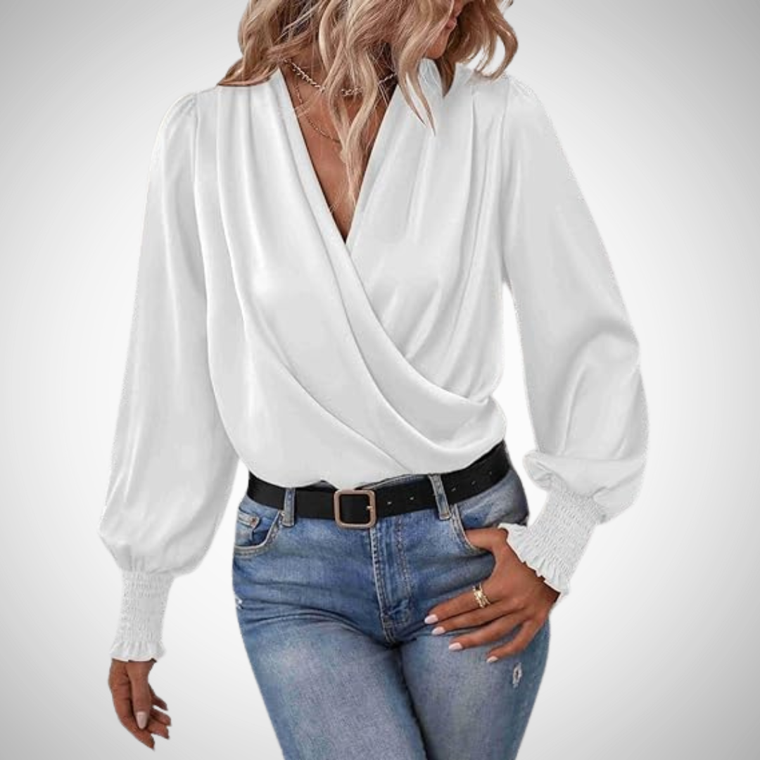 Salome Pleated Blouse for Women