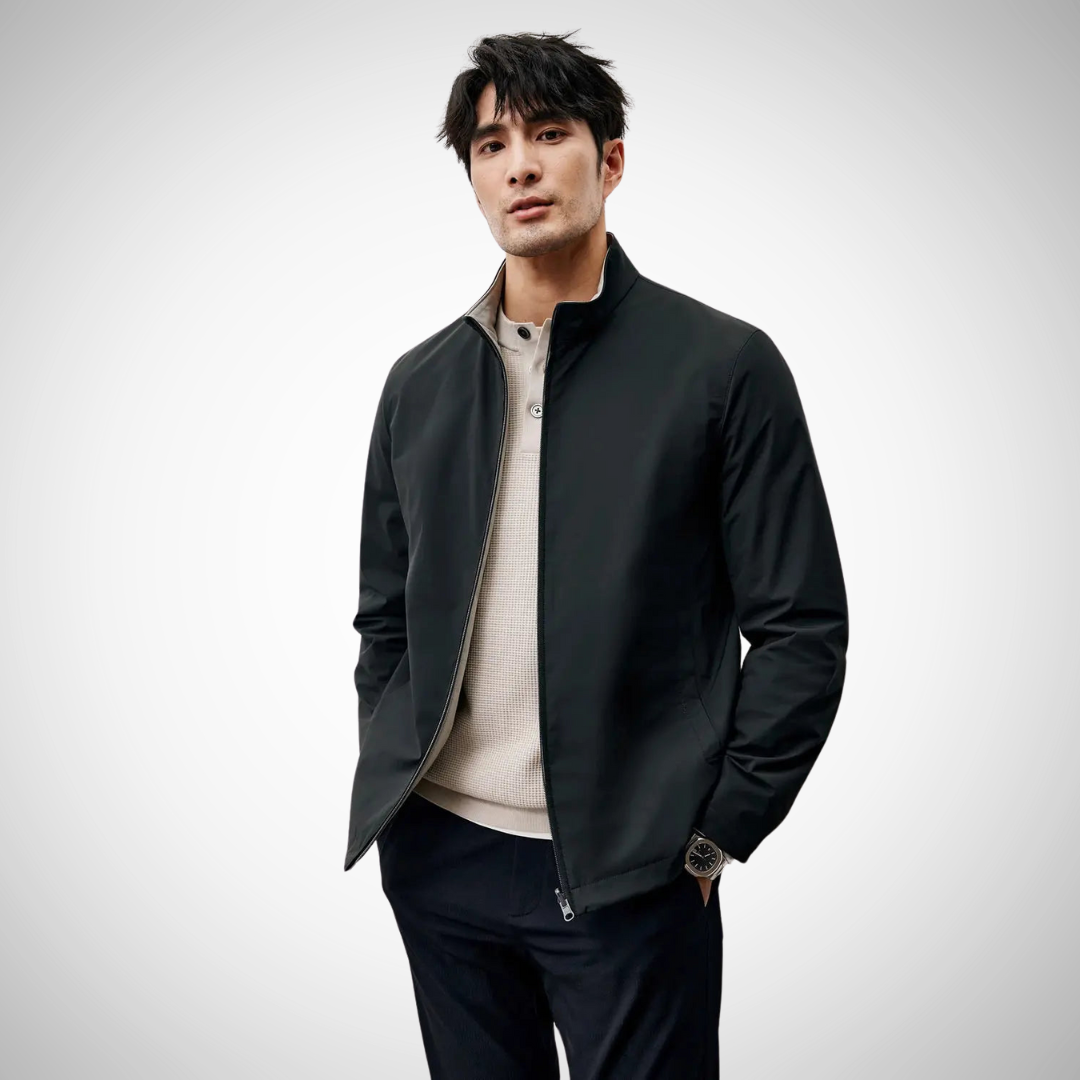 Enzo Lightweight Zip-Up Jacket for Men