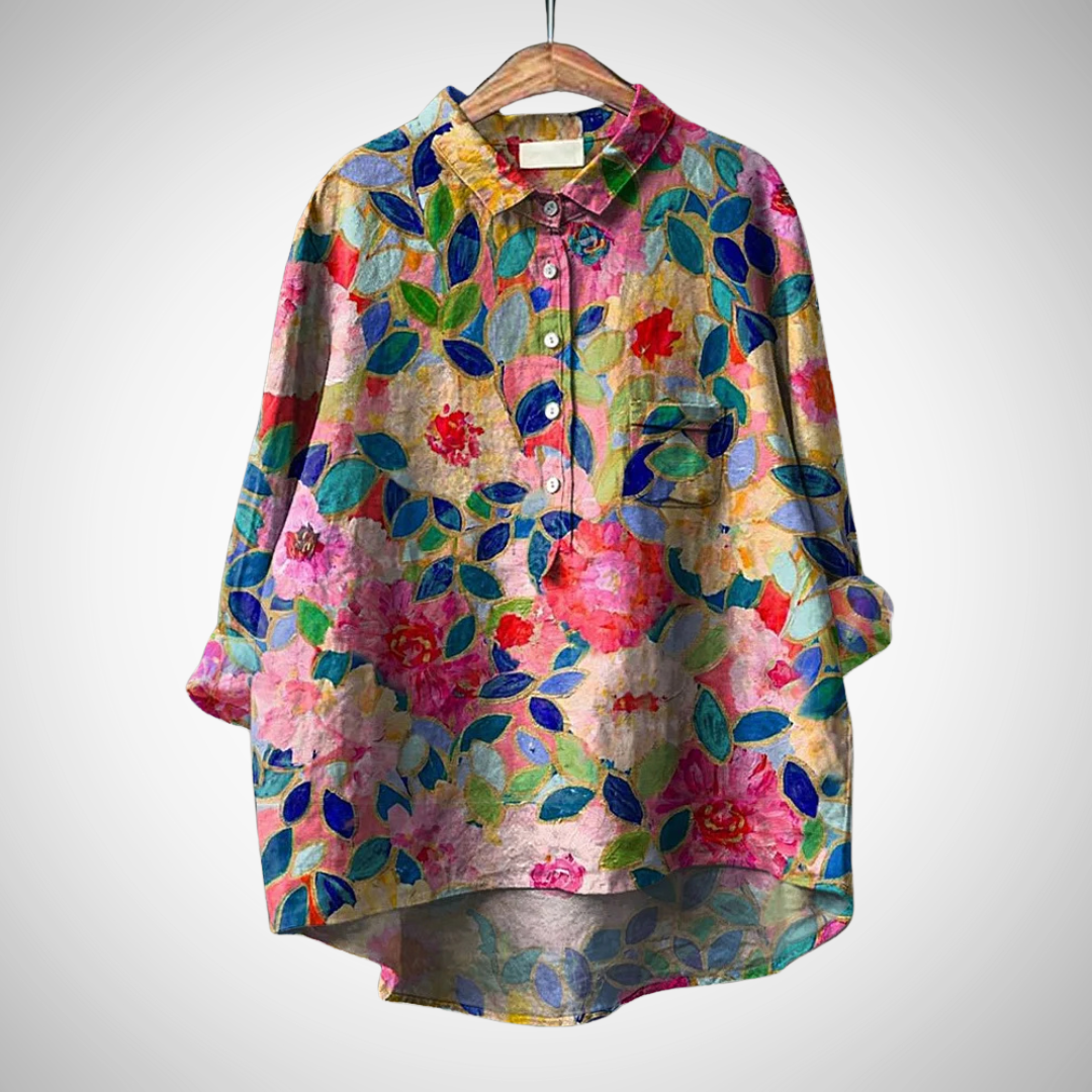 Dariana Trendy Fashionable Print Art Shirt for Women