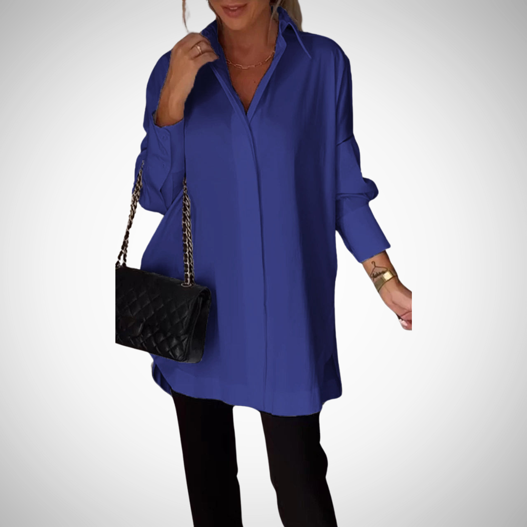 Felecia Oversized Button-Up Shirt for Women