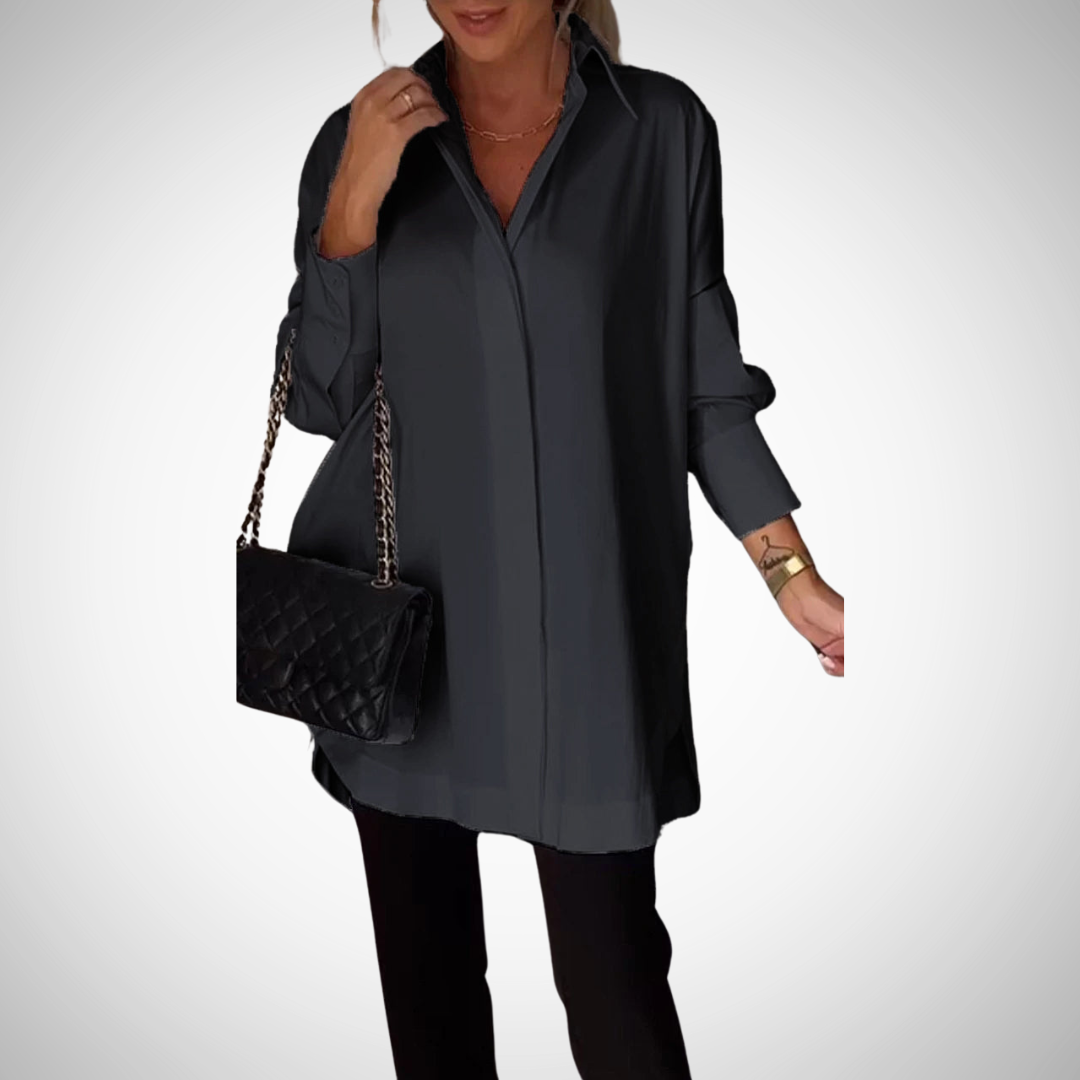 Felecia Oversized Button-Up Shirt for Women