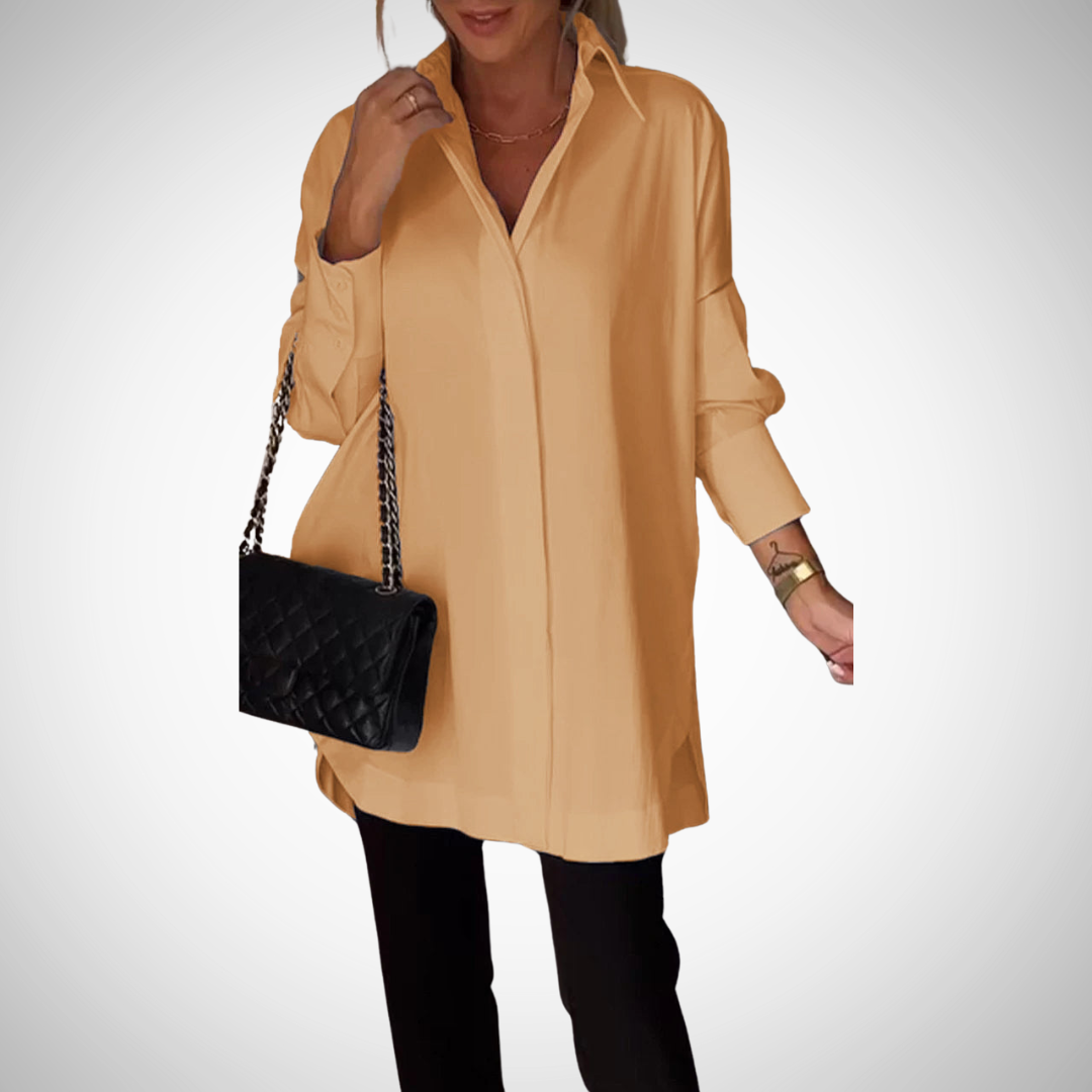 Felecia Oversized Button-Up Shirt for Women