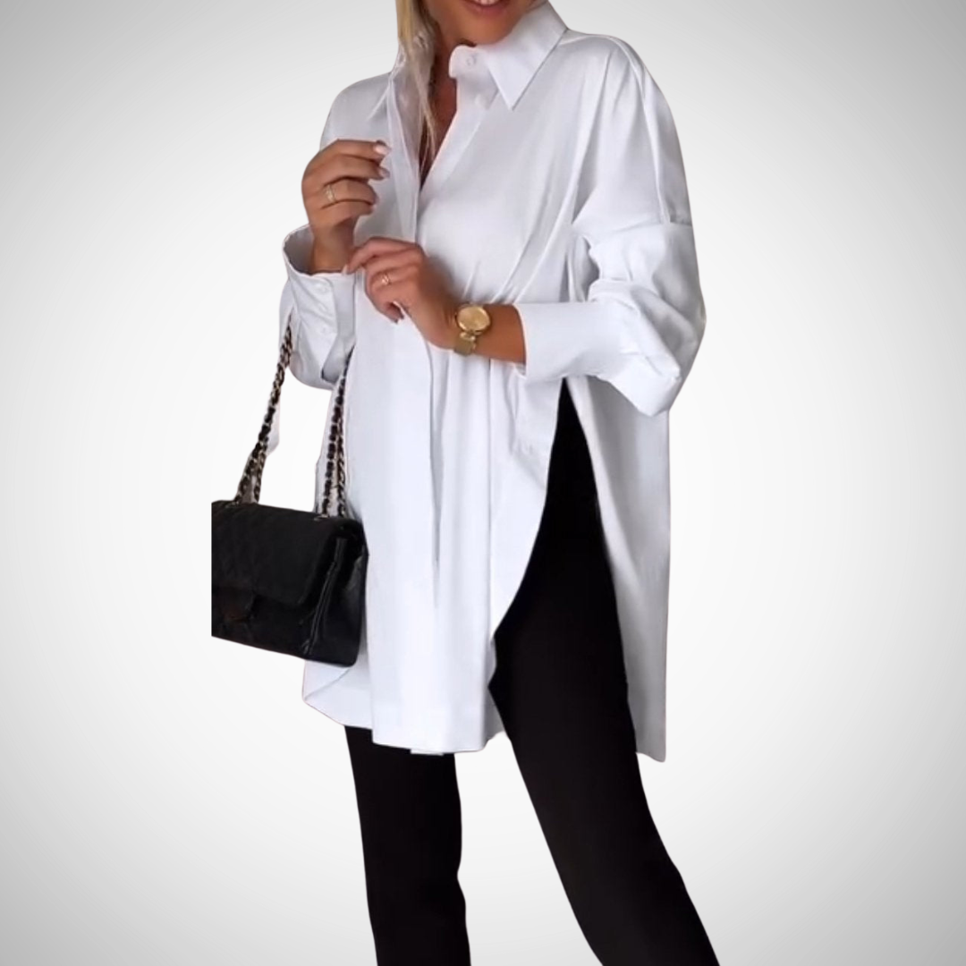 Felecia Oversized Button-Up Shirt for Women