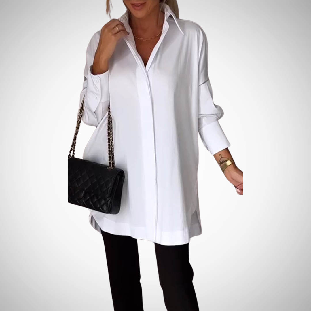Felecia Oversized Button-Up Shirt for Women