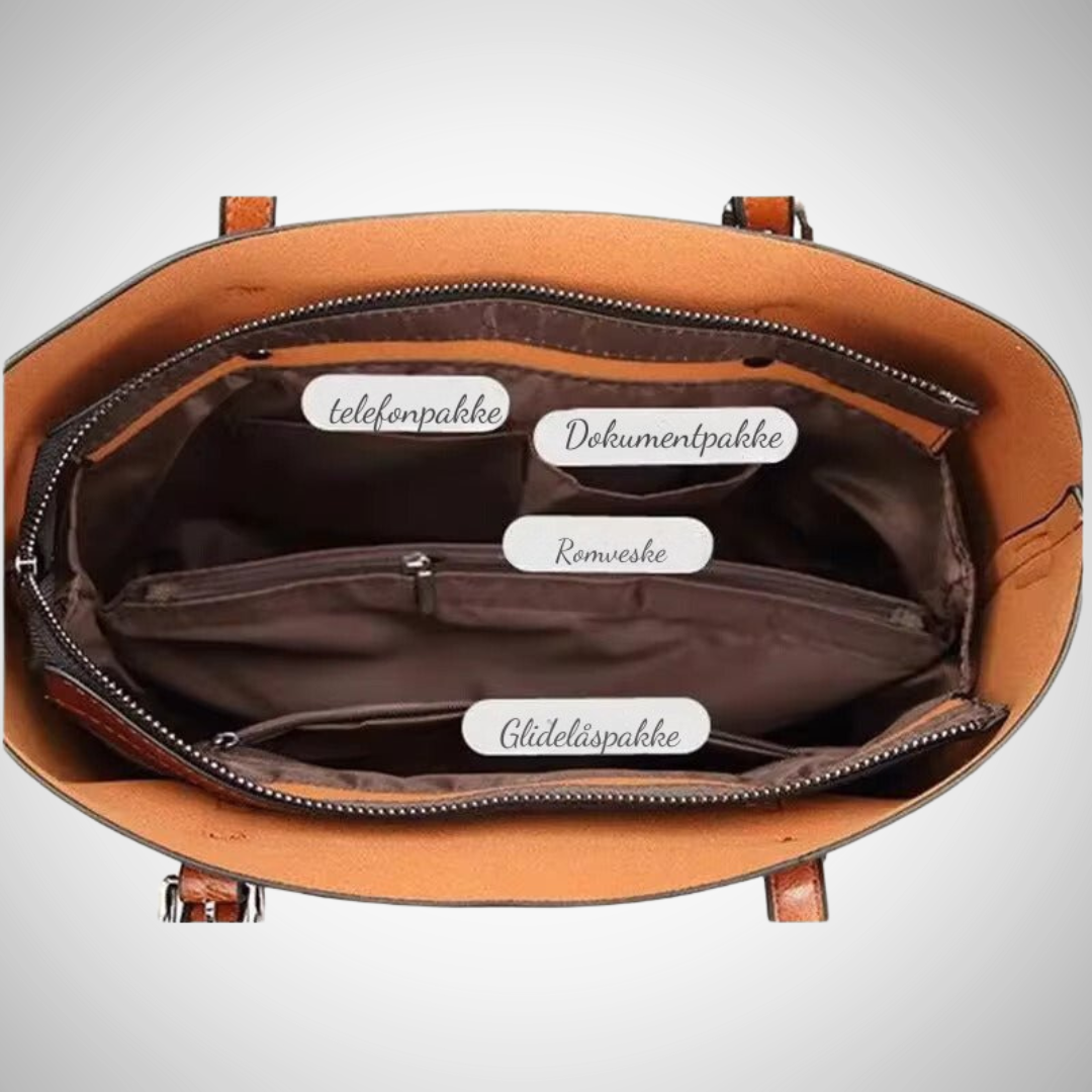 Adeline Leather Shoulder Bag for Women