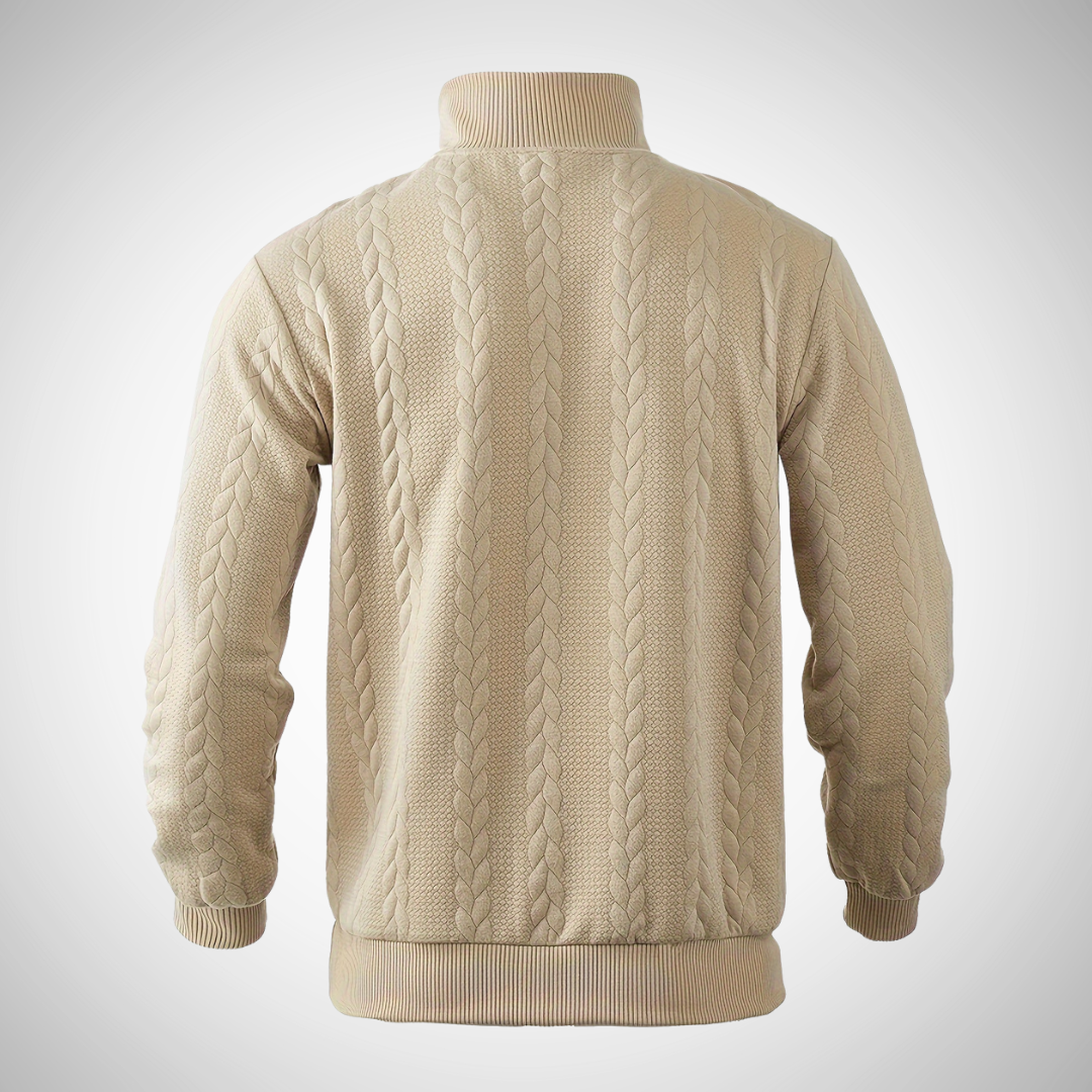 Marcel Vintage Zipped Sweater for Men