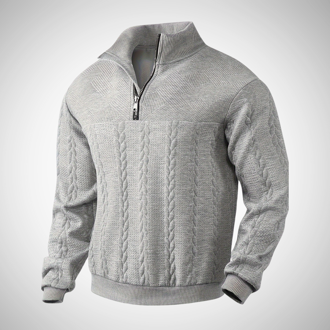 Marcel Vintage Zipped Sweater for Men