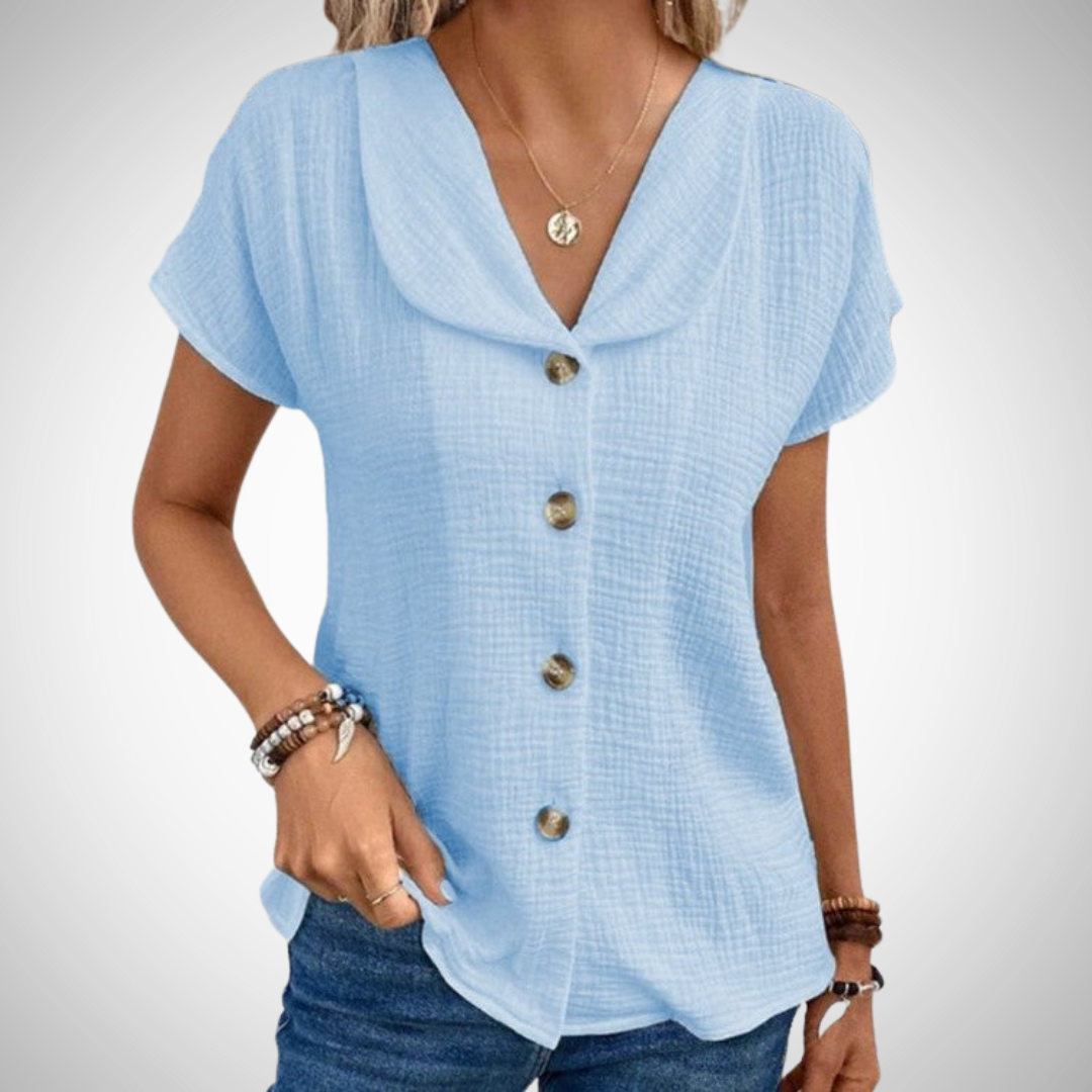 Dalia Button-Down Blouse for Women