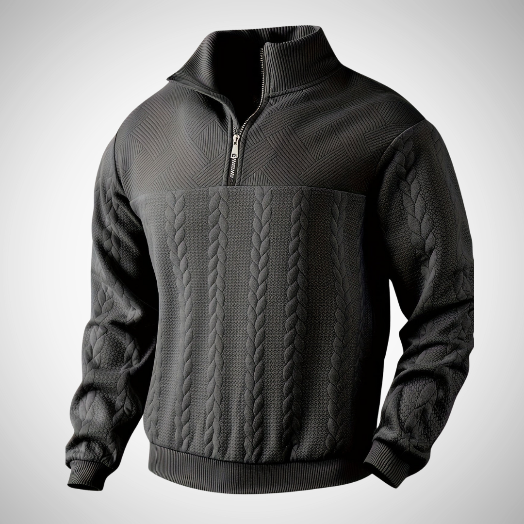 Marcel Vintage Zipped Sweater for Men