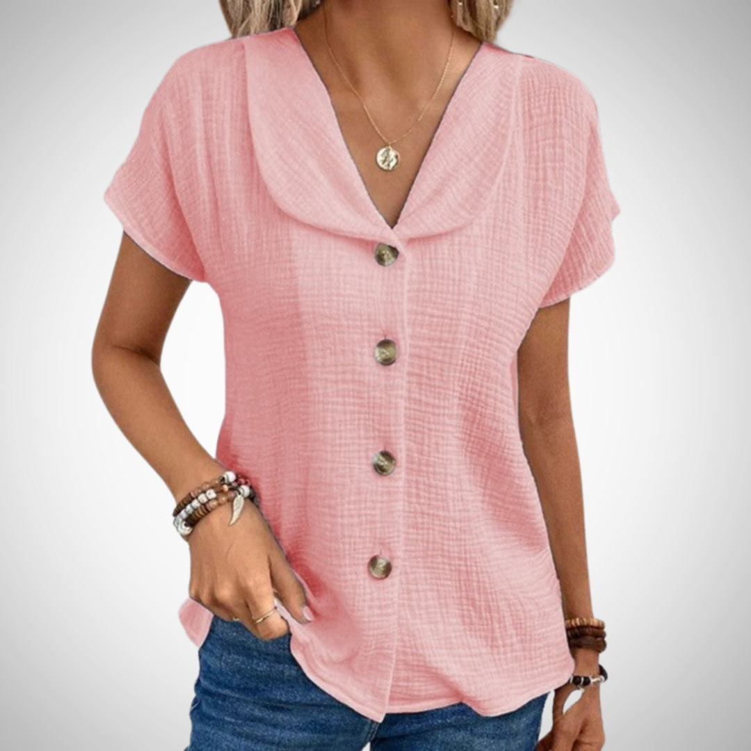 Dalia Button-Down Blouse for Women