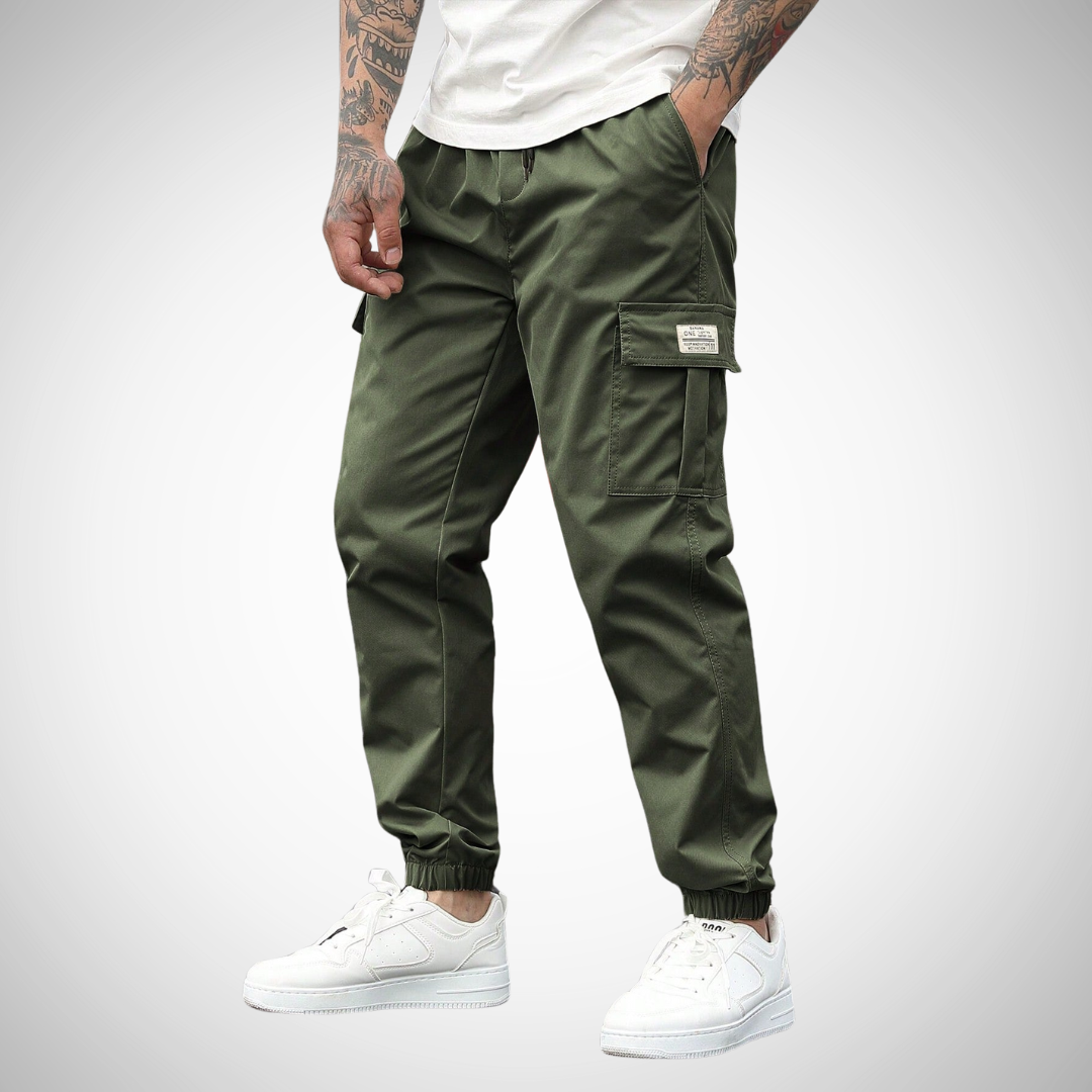 Clyde Japanese Style Cargo Trousers for Men