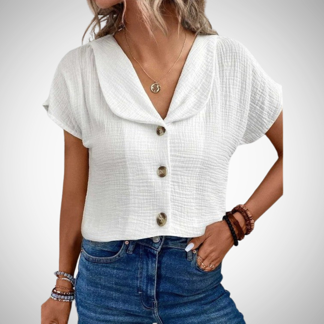 Dalia Button-Down Blouse for Women