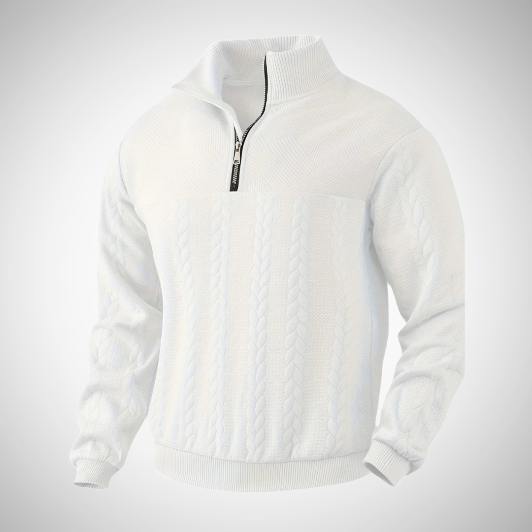 Marcel Vintage Zipped Sweater for Men