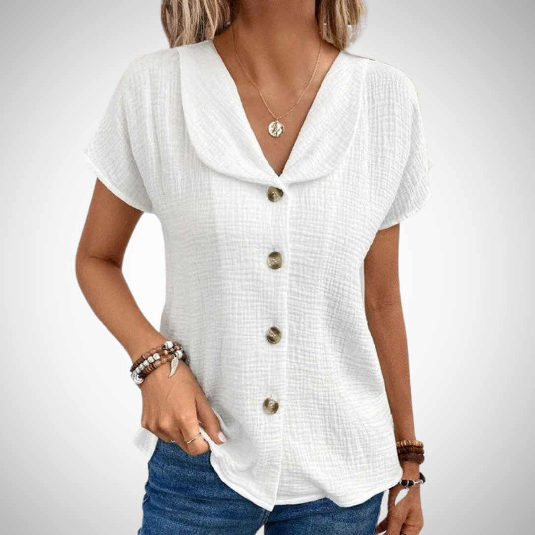 Dalia Button-Down Blouse for Women