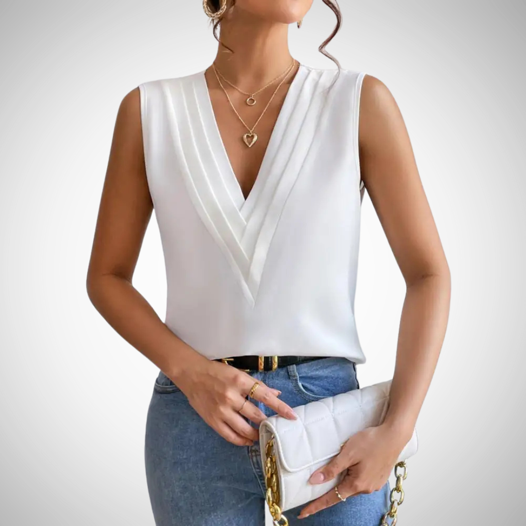 Georgina V-Neck Blouse for Women