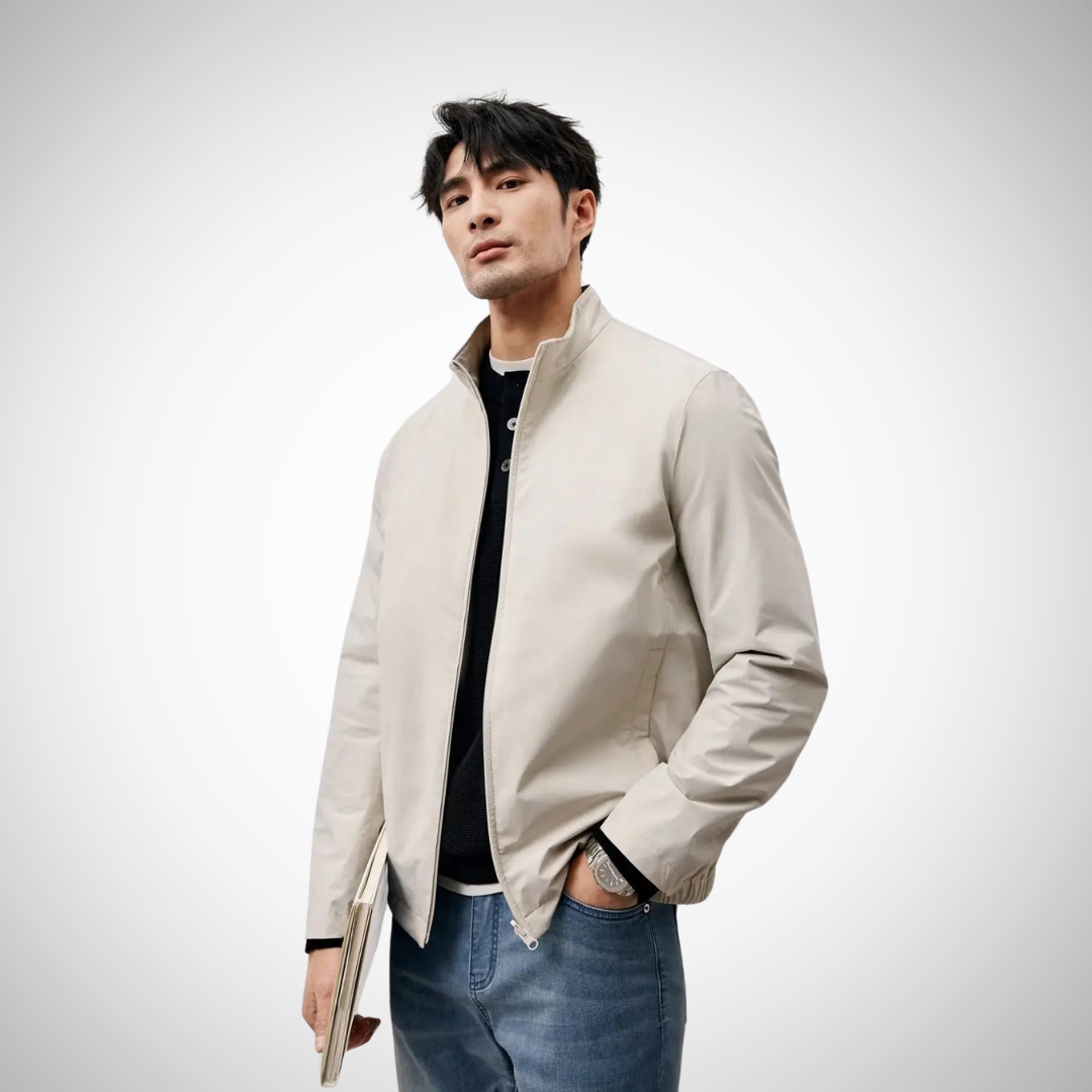 Enzo Lightweight Zip-Up Jacket for Men