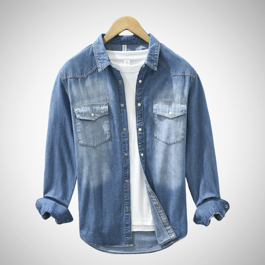 Santiago Fall Denim Shirt for Men