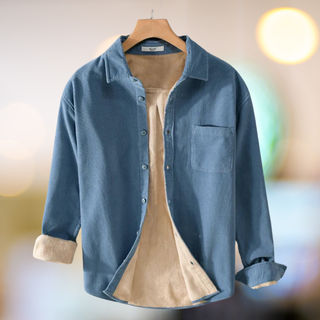 Veste en velours côtelé doublée polaire Regal pour homme