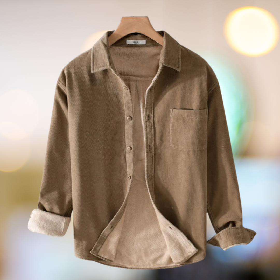 Veste en velours côtelé doublée polaire Regal pour homme