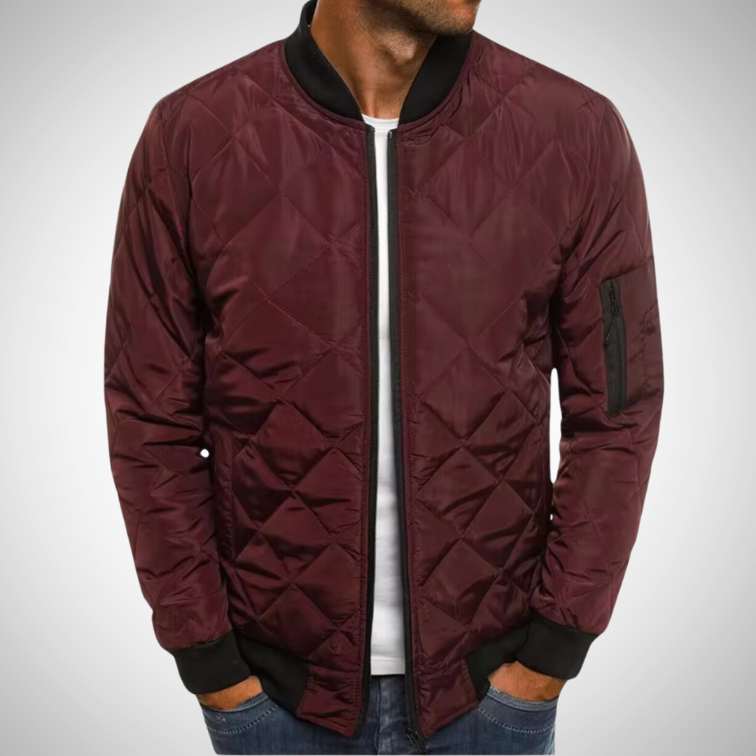 Ryan Quilted Bomber Jacket for Men