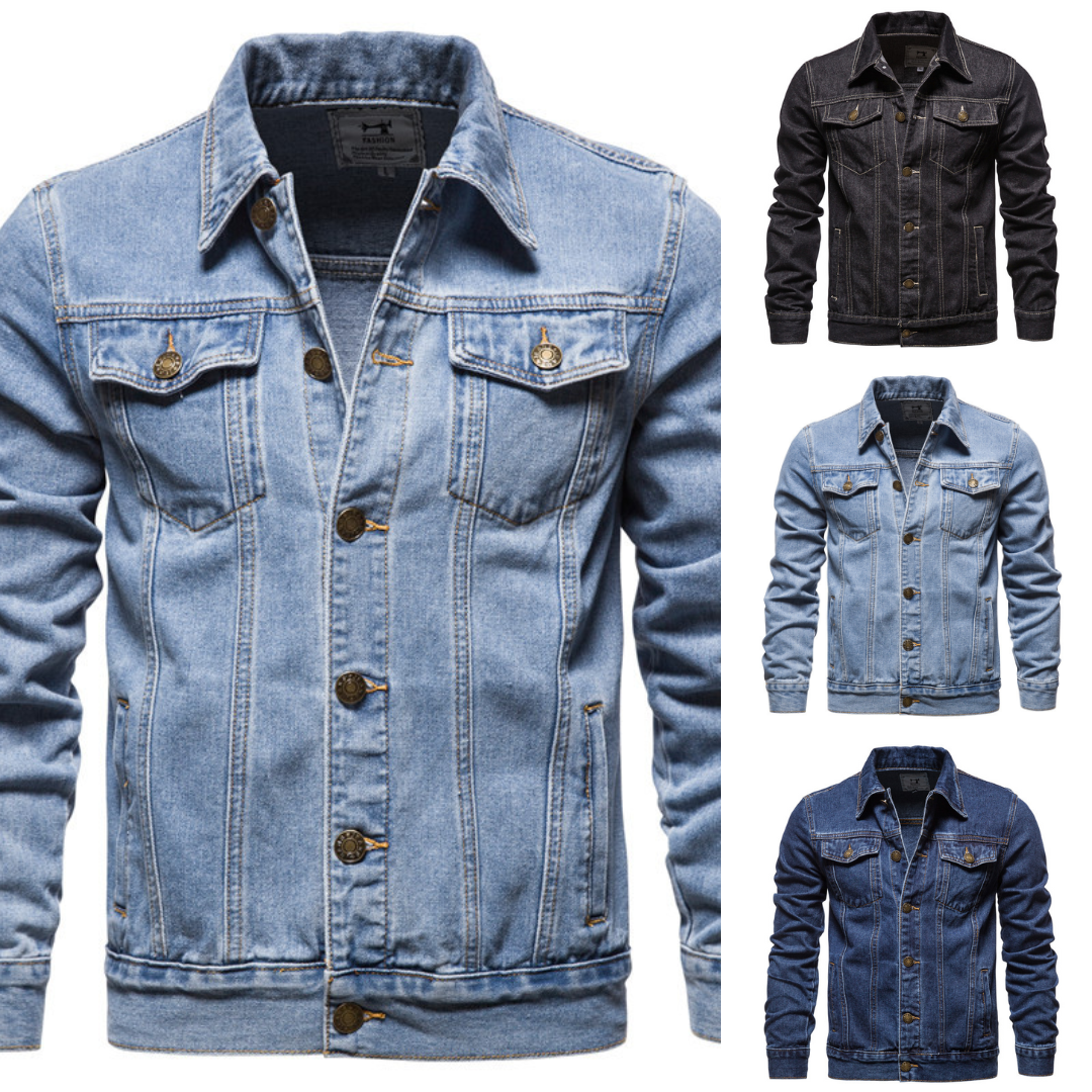 James Slim Denim Jacket for Men