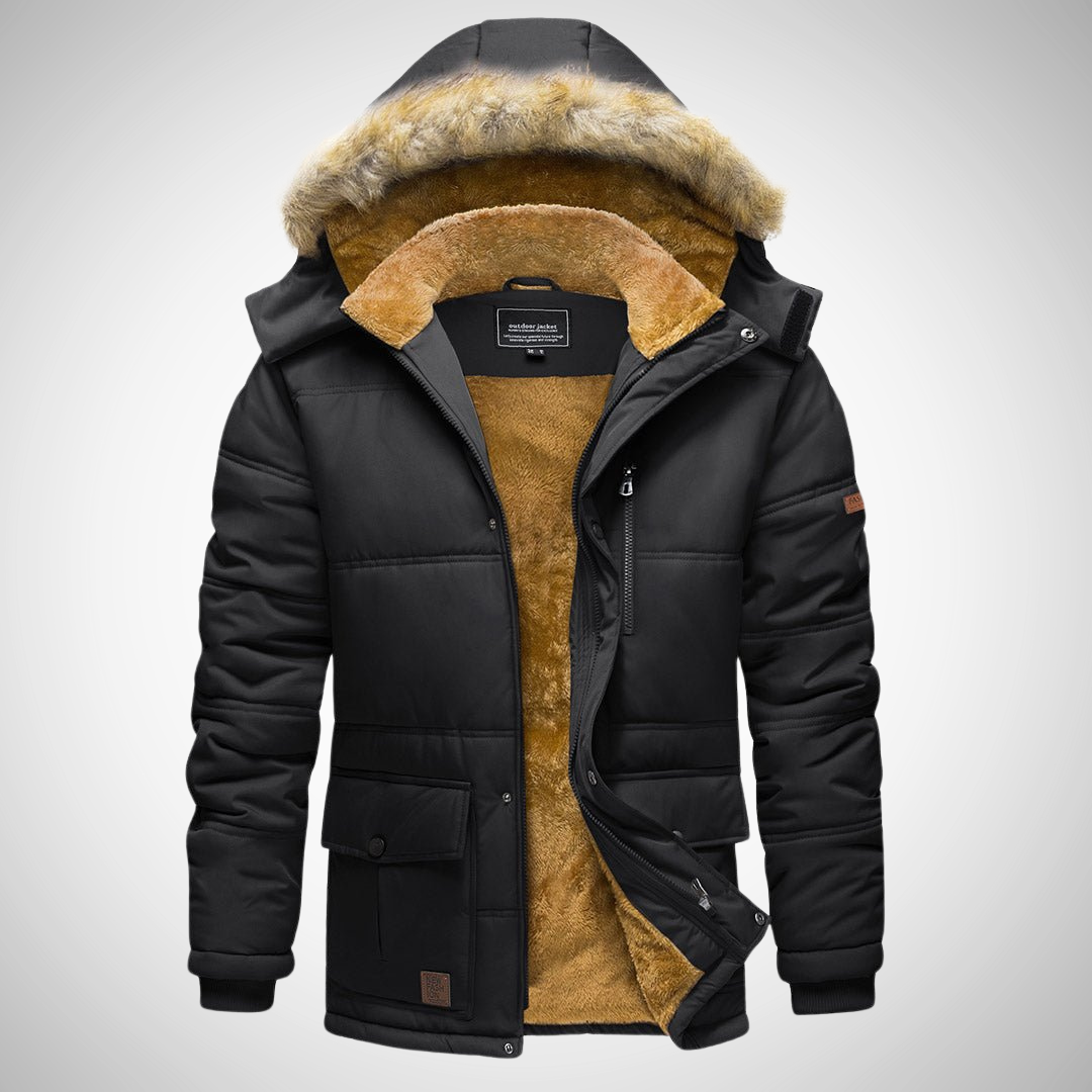 Glen Hooded Winter Jacket for Men