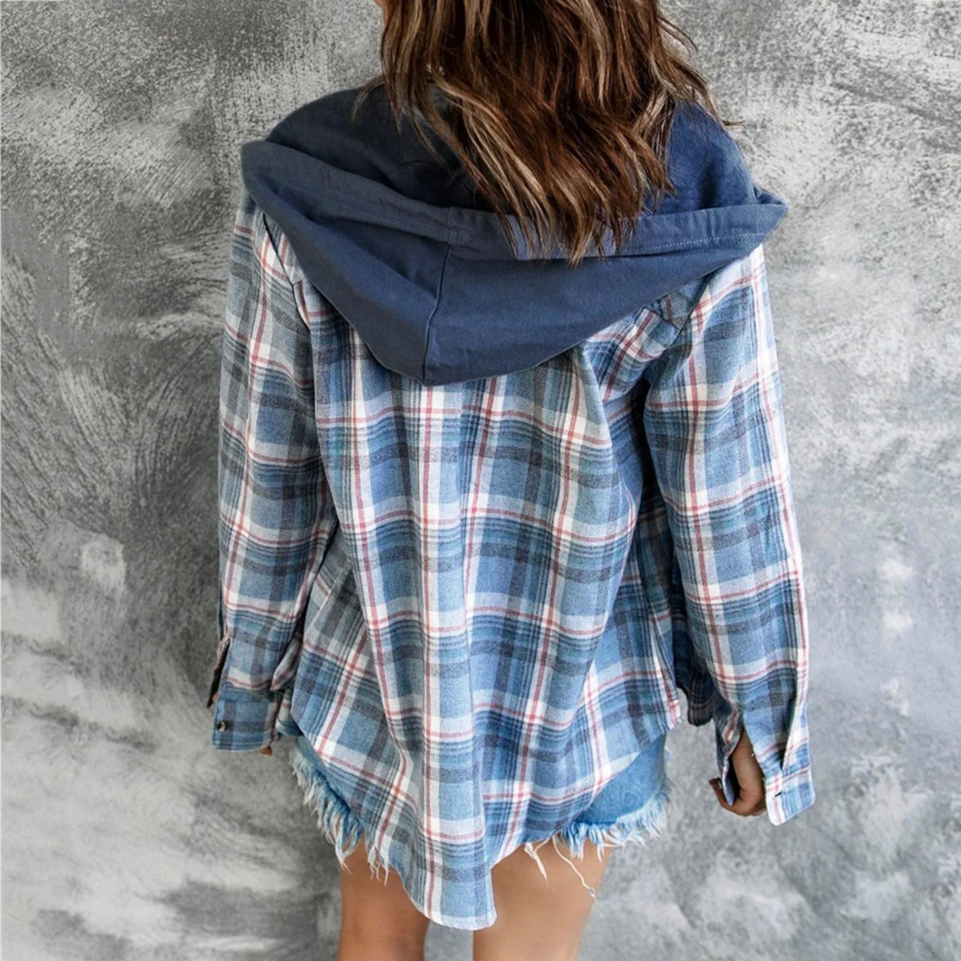 Irene check shirt for Women