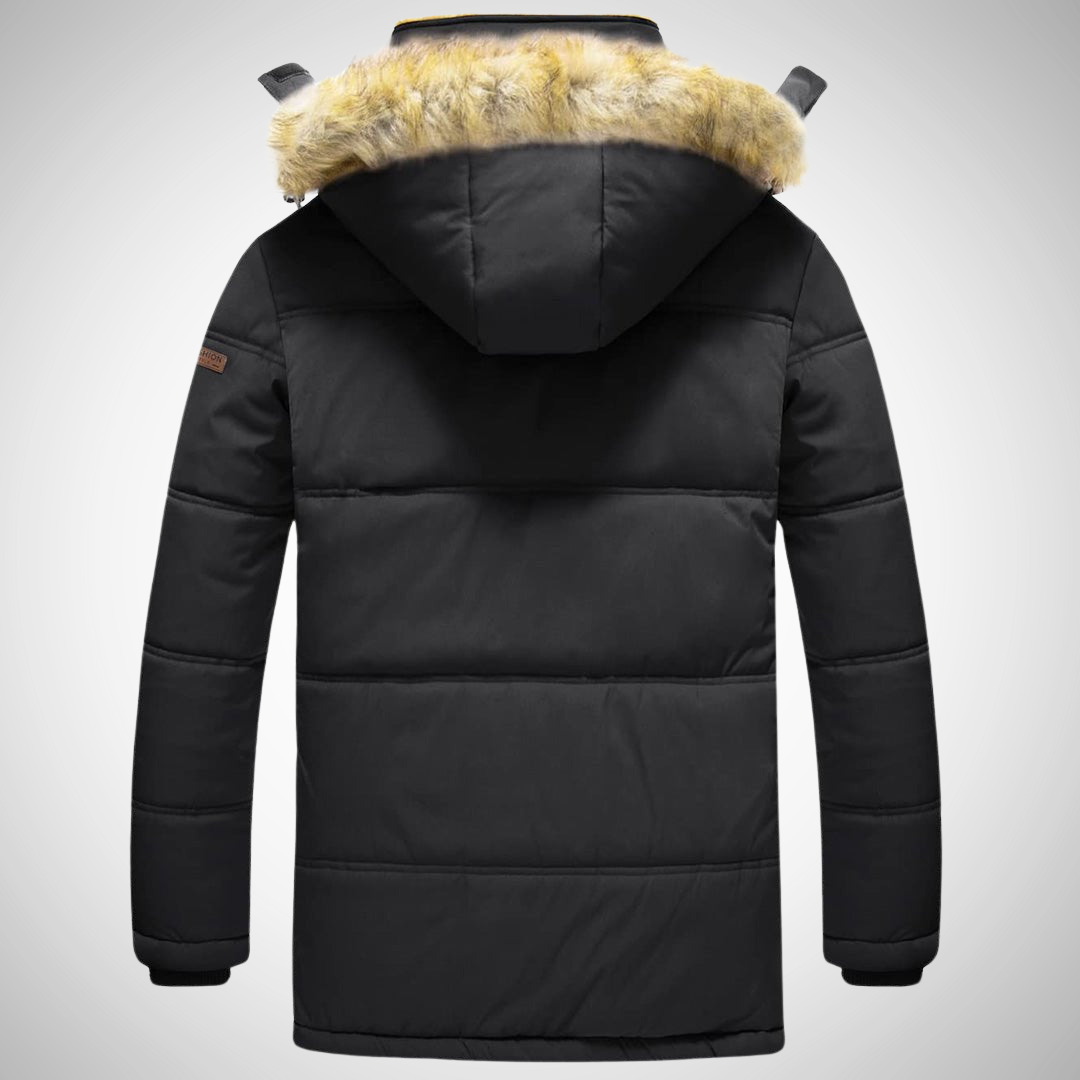 Glen Hooded Winter Jacket for Men