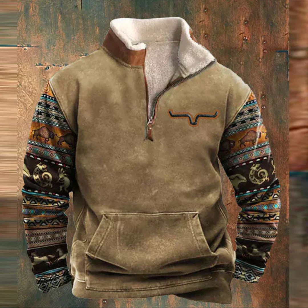 Hunter Comfortable Zip-Up Pullover for Men