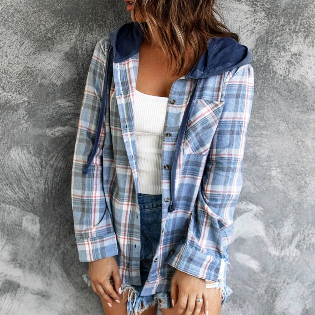 Irene check shirt for Women