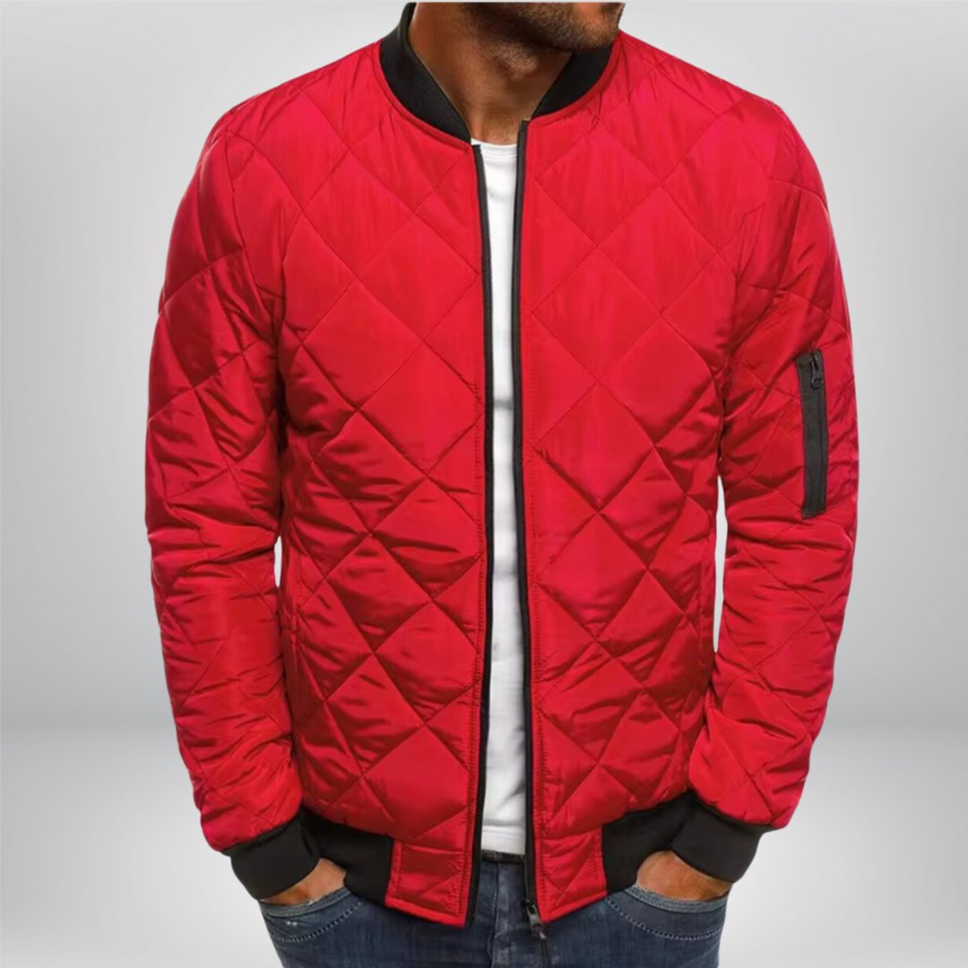 Ryan Quilted Bomber Jacket for Men