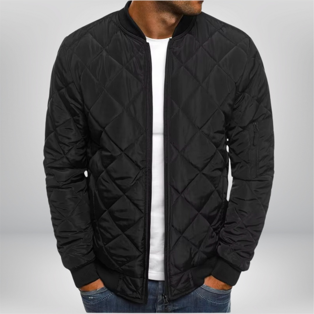 Ryan Quilted Bomber Jacket for Men
