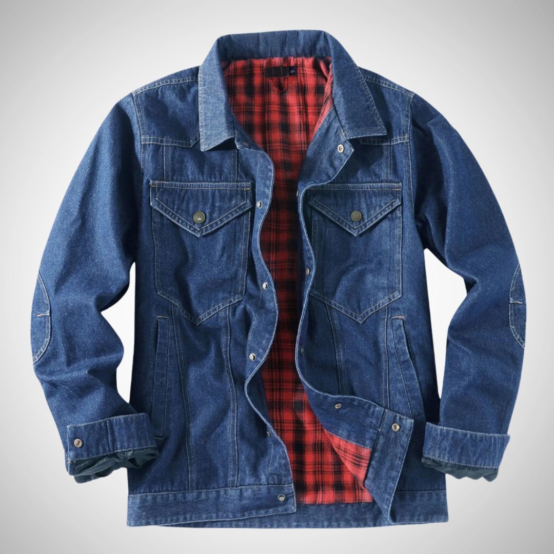 Sammy Flannel Lined Denim Shirt-Jacket for Men