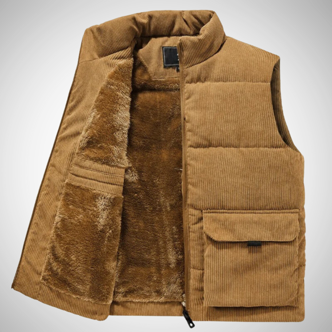 Sammuel Corduroy Winter Vest for Men