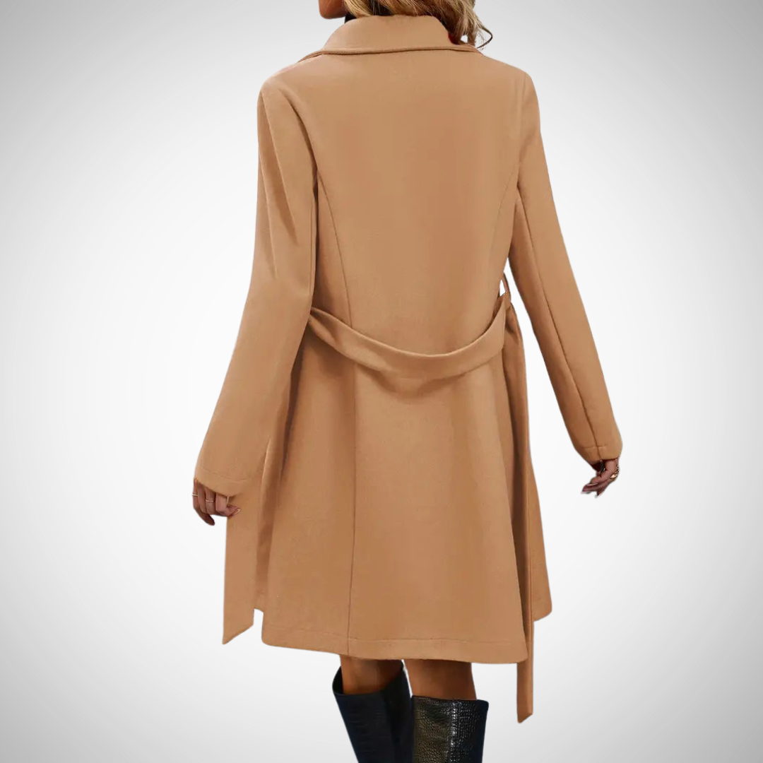 Marie Double-Breasted Trench Coat for Women