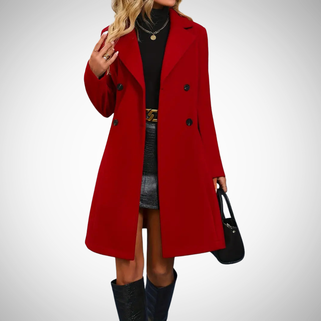 Marie Double-Breasted Trench Coat for Women